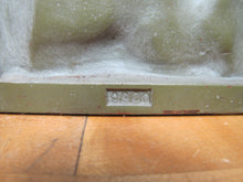 Load image into Gallery viewer, EGYPTIAN REVIVAL MUMMY TOMB SPHYNX MAN CAMELBACK PYRAMID Antique JUDD Bookends