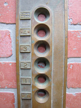 Load image into Gallery viewer, SPEIDEL READING PA Antique Elevator Control Panel Brass Bronze Architectural Hardware Element Ornate