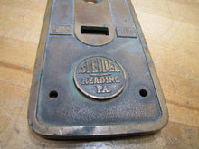 Load image into Gallery viewer, SPEIDEL READING PA Antique Elevator Control Panel Brass Bronze Architectural Hardware Element Ornate