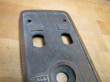 Load image into Gallery viewer, SPEIDEL READING PA Antique Elevator Control Panel Brass Bronze Architectural Hardware Element Ornate