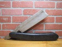 Load image into Gallery viewer, BARBER SHOP STRAIGHT RAZOR Large Wooden Trade Sign Storefront Advertising Display