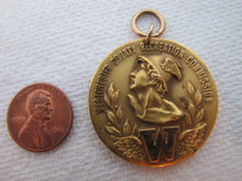 Load image into Gallery viewer, 1928 ICE CARNIVAL WESTCHESTER NEW YORK Gold Filled Award Medallion 1 Mile NY