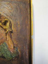 Load image into Gallery viewer, J SEGURA CIRCUS CARNIVAL CLOWN ON A UNICYCLE Fiberglass High Relief Artwork