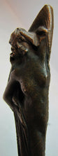 Load image into Gallery viewer, 1910 J KRATINA Nude Bronze Letter Opener Pager Turner FREEMASON Lodge 271 F.A.M.