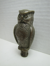Load image into Gallery viewer, OWL FINIAL ANTIQUE BRONZE NICKEL PLATED Ornate Decorative Arts Hardware Element