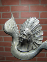 Load image into Gallery viewer, Native American Indian Old Folk Art Winged Hood Emblem Radiator Art Ornament