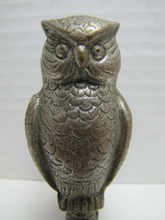 Load image into Gallery viewer, OWL FINIAL ANTIQUE BRONZE NICKEL PLATED Ornate Decorative Arts Hardware Element