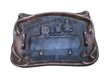 Load image into Gallery viewer, HAYES EQUIPMENT WICHITA KANSAS Old Advertising Cigar Ashtray Tray AIR COMPRESSOR