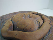 Load image into Gallery viewer, Folk Art Face Jug Canteen Decorative Arts Pottery Unusual Artwork
