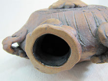 Load image into Gallery viewer, Folk Art Face Jug Canteen Decorative Arts Pottery Unusual Artwork
