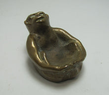 Load image into Gallery viewer, Monkey Gorilla Ape Tray Solid Bronze Brass Card Tip Ring Coin Trinket Art Statue
