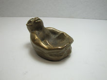 Load image into Gallery viewer, Monkey Gorilla Ape Tray Solid Bronze Brass Card Tip Ring Coin Trinket Art Statue
