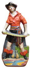 Load image into Gallery viewer, PIRATE GIRL Antique Cast Iron Doorstop Decorative Art Statue Sword Detailed
