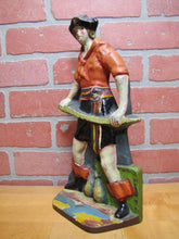 Load image into Gallery viewer, PIRATE GIRL Antique Cast Iron Doorstop Decorative Art Statue Sword Detailed
