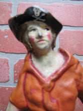 Load image into Gallery viewer, PIRATE GIRL Antique Cast Iron Doorstop Decorative Art Statue Sword Detailed
