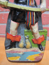 Load image into Gallery viewer, PIRATE GIRL Antique Cast Iron Doorstop Decorative Art Statue Sword Detailed
