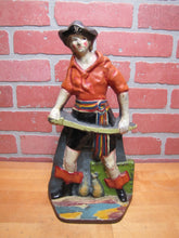 Load image into Gallery viewer, PIRATE GIRL Antique Cast Iron Doorstop Decorative Art Statue Sword Detailed
