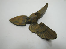 Load image into Gallery viewer, Spread Winged Eagle Shield Antique Brass Decorative Arts Hardware Element
