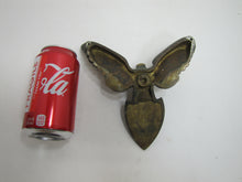 Load image into Gallery viewer, Spread Winged Eagle Shield Antique Brass Decorative Arts Hardware Element
