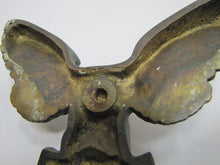 Load image into Gallery viewer, Spread Winged Eagle Shield Antique Brass Decorative Arts Hardware Element
