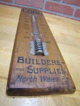 Load image into Gallery viewer, D L KOHL &amp; CO COAL BUILDERS SUPPLIES NORTH WALES PA Old Advertising Thermometer
