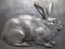 Load image into Gallery viewer, EHRENPREIS WELS German Rabbit Hare Bunny Metal Plaque Sign Award High Relief
