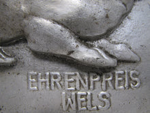 Load image into Gallery viewer, EHRENPREIS WELS German Rabbit Hare Bunny Metal Plaque Sign Award High Relief
