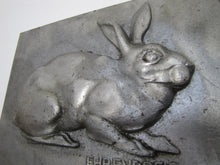 Load image into Gallery viewer, EHRENPREIS WELS German Rabbit Hare Bunny Metal Plaque Sign Award High Relief

