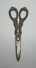 Load image into Gallery viewer, TIFFANY OLYMPIAN GRAPE SHEARS Antique Sterling Silver Ornate Ribbon Pull
