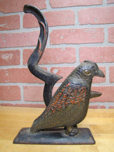 Load image into Gallery viewer, PARROT Antique Cast Iron Decorative Arts Figural Bird Nut Cracker Display Art
