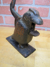 Load image into Gallery viewer, PARROT Antique Cast Iron Decorative Arts Figural Bird Nut Cracker Display Art
