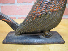 Load image into Gallery viewer, PARROT Antique Cast Iron Decorative Arts Figural Bird Nut Cracker Display Art
