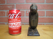 Load image into Gallery viewer, PARROT Antique Cast Iron Decorative Arts Figural Bird Nut Cracker Display Art

