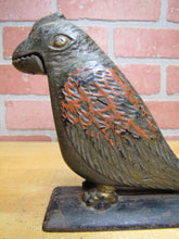 Load image into Gallery viewer, PARROT Antique Cast Iron Decorative Arts Figural Bird Nut Cracker Display Art
