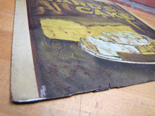 Load image into Gallery viewer, 1920s WARD'S CAKE Sign Store Display Cake Box Tin Metal Panel Advertising
