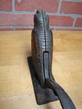 Load image into Gallery viewer, PARROT Antique Cast Iron Decorative Arts Figural Bird Nut Cracker Display Art
