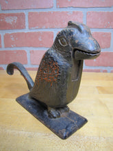 Load image into Gallery viewer, PARROT Antique Cast Iron Decorative Arts Figural Bird Nut Cracker Display Art

