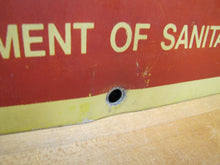 Load image into Gallery viewer, CITY OF NEW YORK DEPARTMENT OF SANITATION CLEAN UP DOG Vintage Retired Sign NYC
