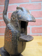 Load image into Gallery viewer, PARROT Antique Cast Iron Decorative Arts Figural Bird Nut Cracker Display Art
