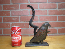 Load image into Gallery viewer, PARROT Antique Cast Iron Decorative Arts Figural Bird Nut Cracker Display Art
