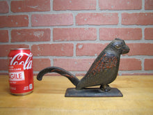 Load image into Gallery viewer, PARROT Antique Cast Iron Decorative Arts Figural Bird Nut Cracker Display Art
