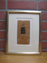 Load image into Gallery viewer, UNION CAMP 1/2 TIGER KITTY KAT CAT ARTWORK Unique Framed Art Paperbag Signed
