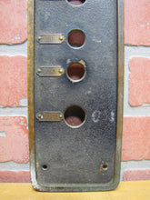 Load image into Gallery viewer, ELEVATOR Antique Bronze Panel LIGHT UP DOWN SAFETY Button Hole Building Hardware
