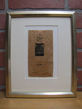 Load image into Gallery viewer, UNION CAMP 1/2 TIGER KITTY KAT CAT ARTWORK Unique Framed Art Paperbag Signed
