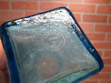 Load image into Gallery viewer, BATH SALT Manganese Blue Decorative Arts Bottle Jar Glows UV365 Uranium Glow
