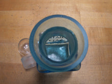 Load image into Gallery viewer, BATH SALT Manganese Blue Decorative Arts Bottle Jar Glows UV365 Uranium Glow
