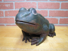 Load image into Gallery viewer, FROG Old Cast Iron Large Doorstop Decorative Yard Garden Art Statue HD 13+lbs
