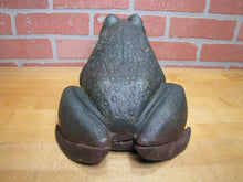 Load image into Gallery viewer, FROG Old Cast Iron Large Doorstop Decorative Yard Garden Art Statue HD 13+lbs
