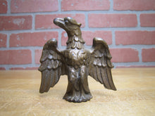 Load image into Gallery viewer, SPREAD WINGED EAGLE Old Decorative Arts Brass Finial Figural Hardware Element
