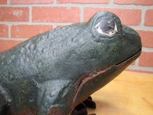 Load image into Gallery viewer, FROG Old Cast Iron Large Doorstop Decorative Yard Garden Art Statue HD 13+lbs
